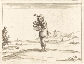Homme Lavant une Perle