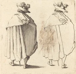 Homme en manteau, vu de dos