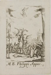 Martyre de saint Philippe, planche huit des Martyres des Apôtres