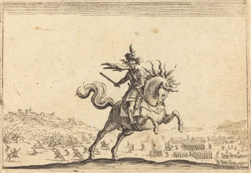 Commandant militaire à cheval