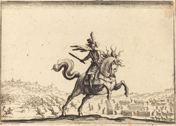 Commandant militaire à cheval