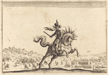 Commandant militaire à cheval