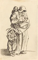 Mère et trois enfants