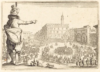 Piazza della Signoria, Florence, vers 1622