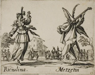 Riciulina - Metzetin, planche 8 des Balli di Sfessania
