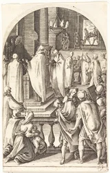 Saint Basile célébrant la messe