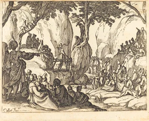 Saint Jean prêchant dans le désert