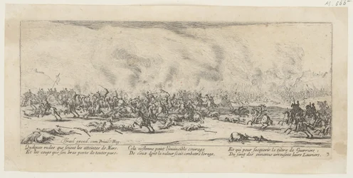 Bataille, planche 3 de la série « Les horreurs de la guerre »