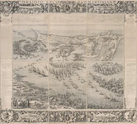 Siège de la citadelle de Saint-Martin sur l