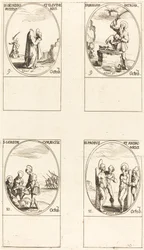 Saint Denis, Rustique et Éleuthère; Saint Abraham; Saint Géréon et compagnons; Saints Pro