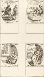 Saint Georges; Saint Sabas; Saint Marc, évangéliste; Saint Marcellin