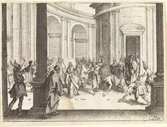 Lapidation de Jésus, 1635