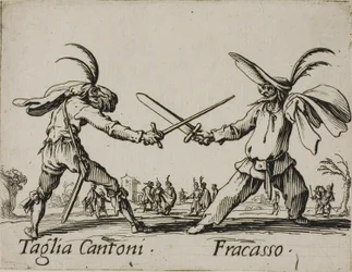 Taglia Cantoni - Fracasso, planche 24 de Balli di Sfessania