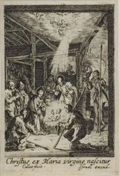 La naissance de Jésus, tirée de La vie de la Vierge