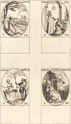 La Conversion de Saint Augustin; Saint Hilaire; Saint Jean devant le portail latin; Saint Jean de Damas