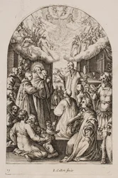 La mort de saint Benoît, de la série «Images de Rome»