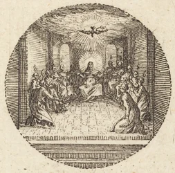 La descente de la colombe sacrée