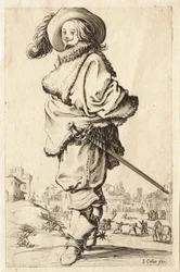 Le gentilhomme au plastron de fourrure