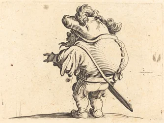 Le Bossu avec le Chapeau à Plumes