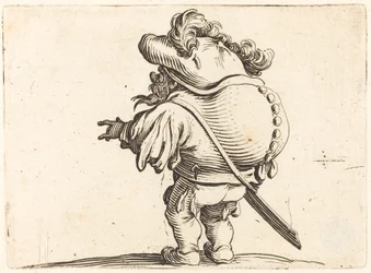 Le Bossu avec le Chapeau à Plumes