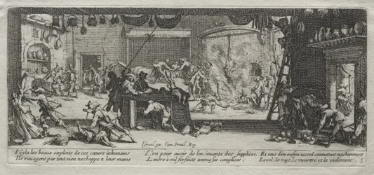 Les Grandes Misères de la guerre : Pillage