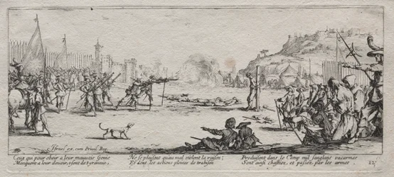 Les Grandes Misères de la guerre : Le peloton d