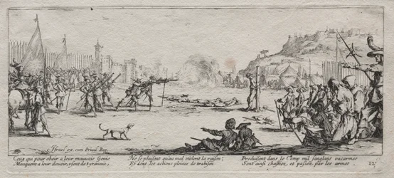 Les Grandes Misères de la guerre : Le peloton d