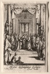 La vie de la Vierge : Le mariage de la Vierge