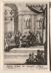 La Vie de la Vierge : La Présentation du Christ au Temple