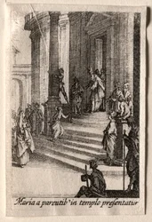 La vie de la Vierge : La Présentation de la Vierge au Temple