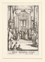 Le Mariage de la Vierge, no. 4 de La Vie de la Vierge