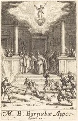Le martyre de Saint Barnabé
