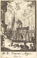 Le martyre de Saint Simon