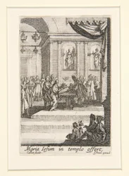 La Présentation du Christ, no. 10 de La Vie de la Vierge