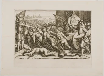 Le réembarquement des troupes, de la série «La Vie de Ferdinand de Medici»
