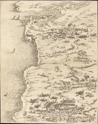 Le siège de La Rochelle [plaque 5 de 16; ensemble comprend 1952.8.97-112]