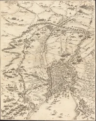 Le Siège de La Rochelle (plaque 6 de 16; ensemble comprend 1952.8.97-112)