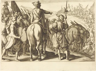 Les troupes en marche