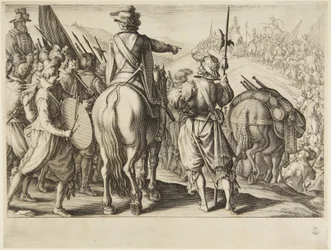 Les troupes en marche