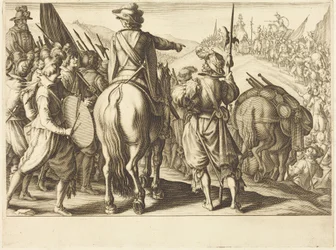 Les troupes en marche
