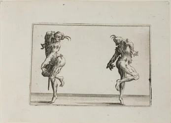 Les deux pantalons qui tournent le dos, extrait des Caprices