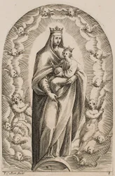 La Vierge debout sur un croissant de lune, de la série « Images de Rome »