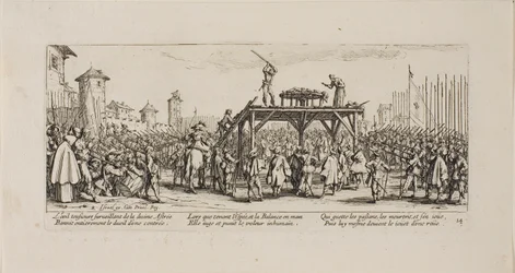 La Roue, plaque quatorze de Les Misères de la Guerre