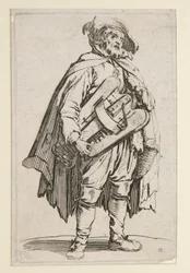 Le joueur de vielle, des Mendiants