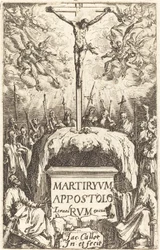 Page de Titre pour "Les Martyres des Apôtres"