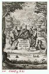 Page de titre de Sacra Cosmologia ... (gravure)
