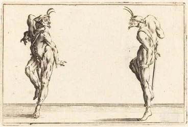 Deux pantalons dansants