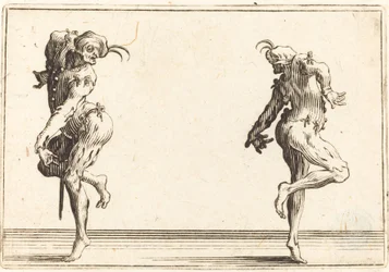 Deux pantalons dansant