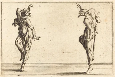 Deux pantaloons dansant