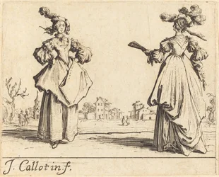 Deux femmes de la société